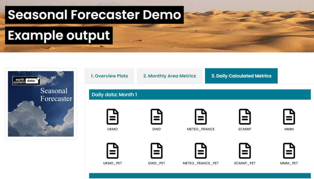 ESD Seasonal Forecaster: now operational for water-resource planners.
