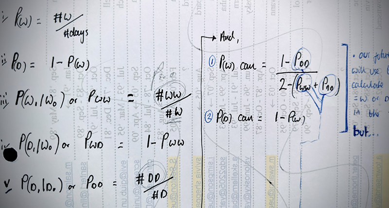 Markov Climate equations